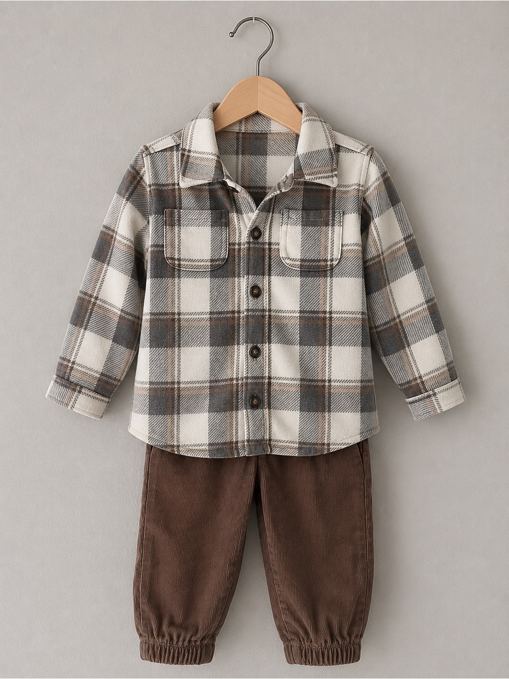 Carter Toddler Boy Plaid Long-Sleeve Set - Size 2T